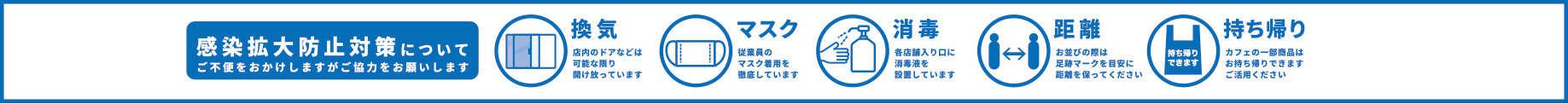 感染拡大防止対策について