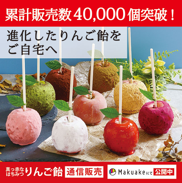 真っ赤なはちみつりんご飴が自宅に届く！／新着情報／小國ことまち横丁